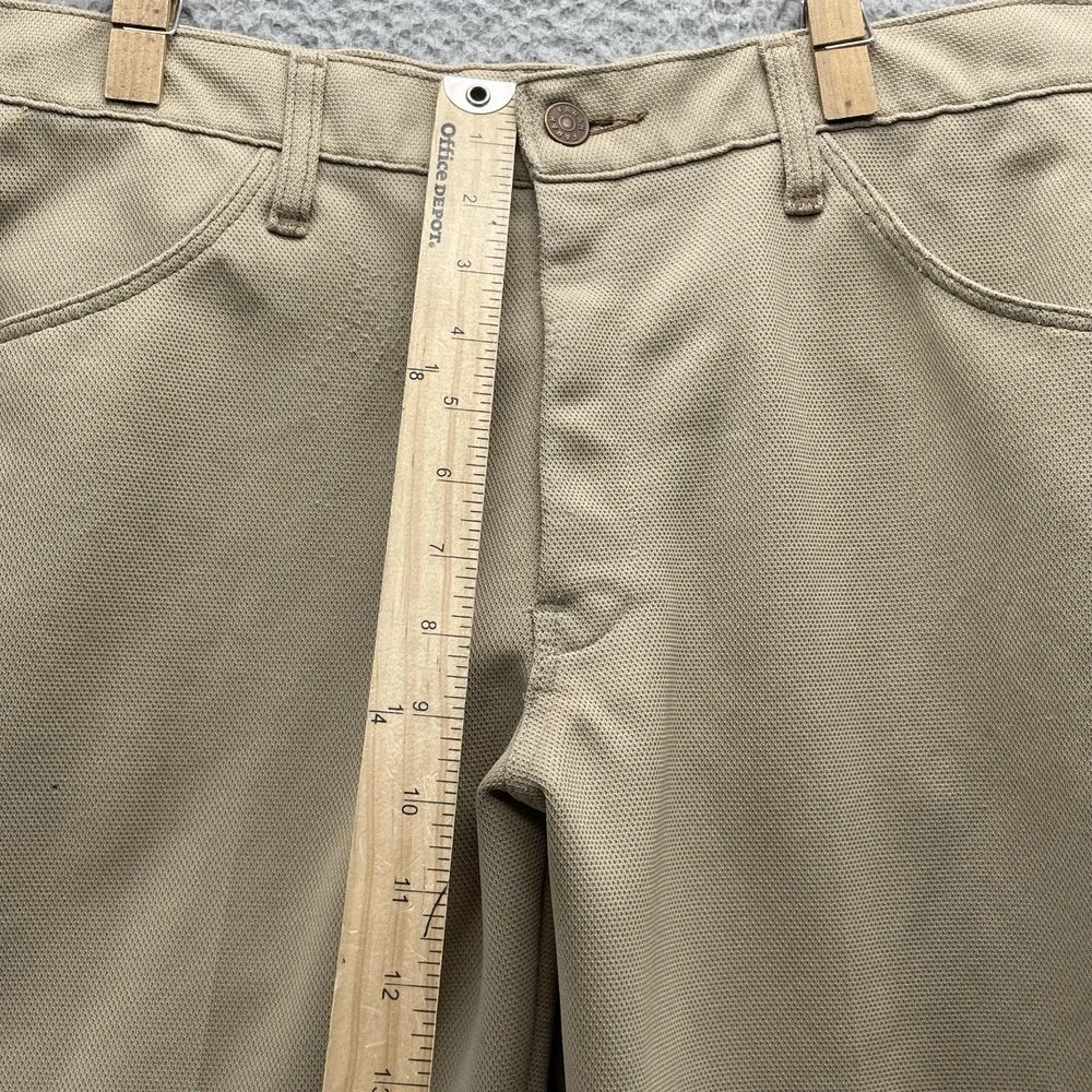 Vintage Farah Trouser Flare Pant Men's 34x29* Khaki 70's Disco Academia Business
